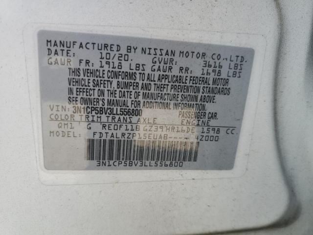 3N1CP5BV3LL556800 Nissan Kicks S 13