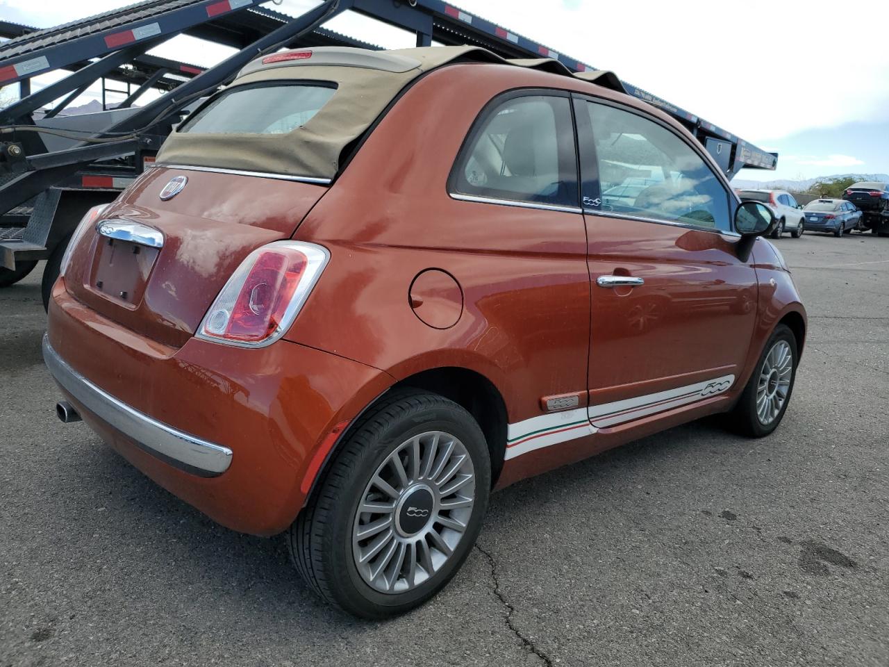 2012 Fiat 500 Lounge VIN: 3C3CFFER2CT322818 Lot: 76944954