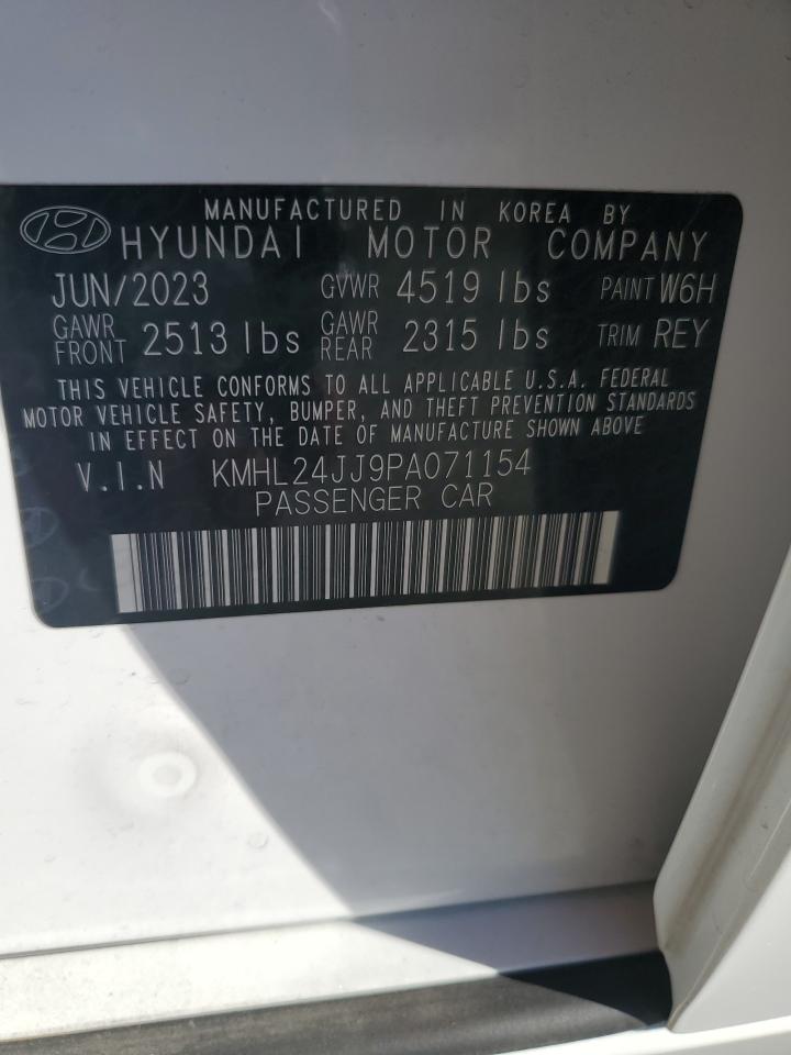 2023 Hyundai Sonata Hybrid VIN: KMHL24JJ9PA071154 Lot: 76954434