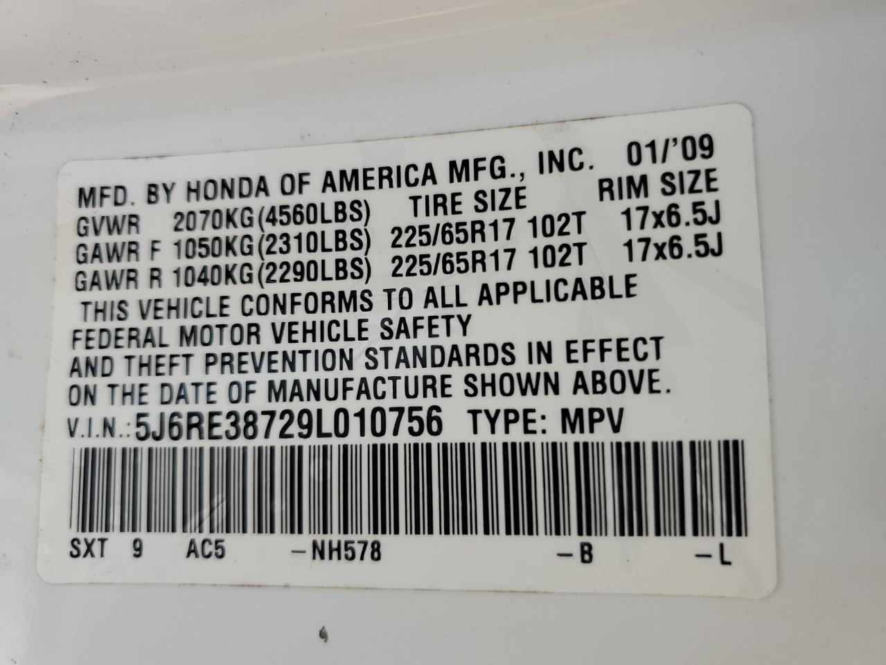2009 Honda CR-V - Image 13