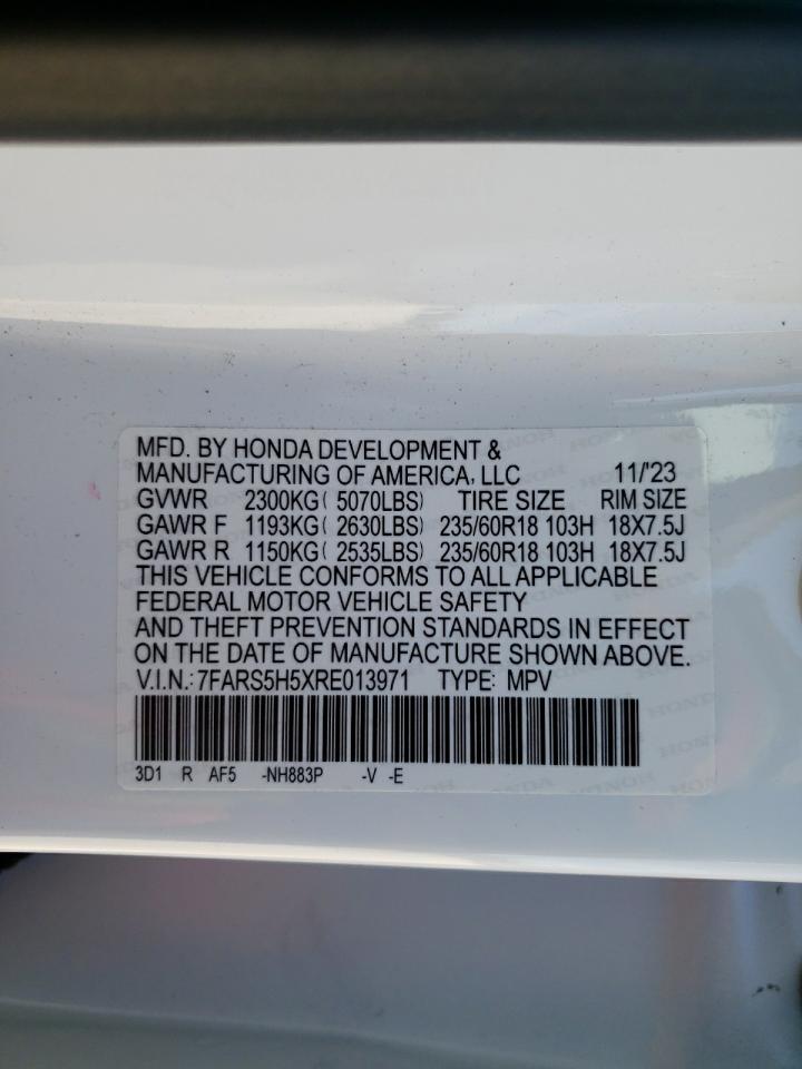 7FARS5H5XRE013971 2024 Honda Cr-V Sport