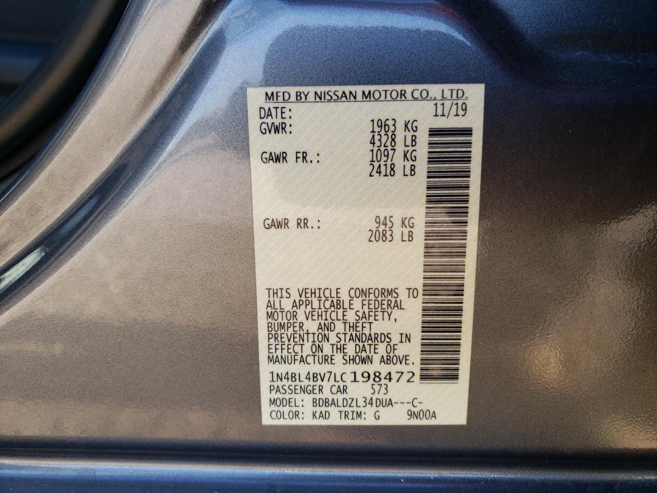 2020 Nissan Altima - Image 12