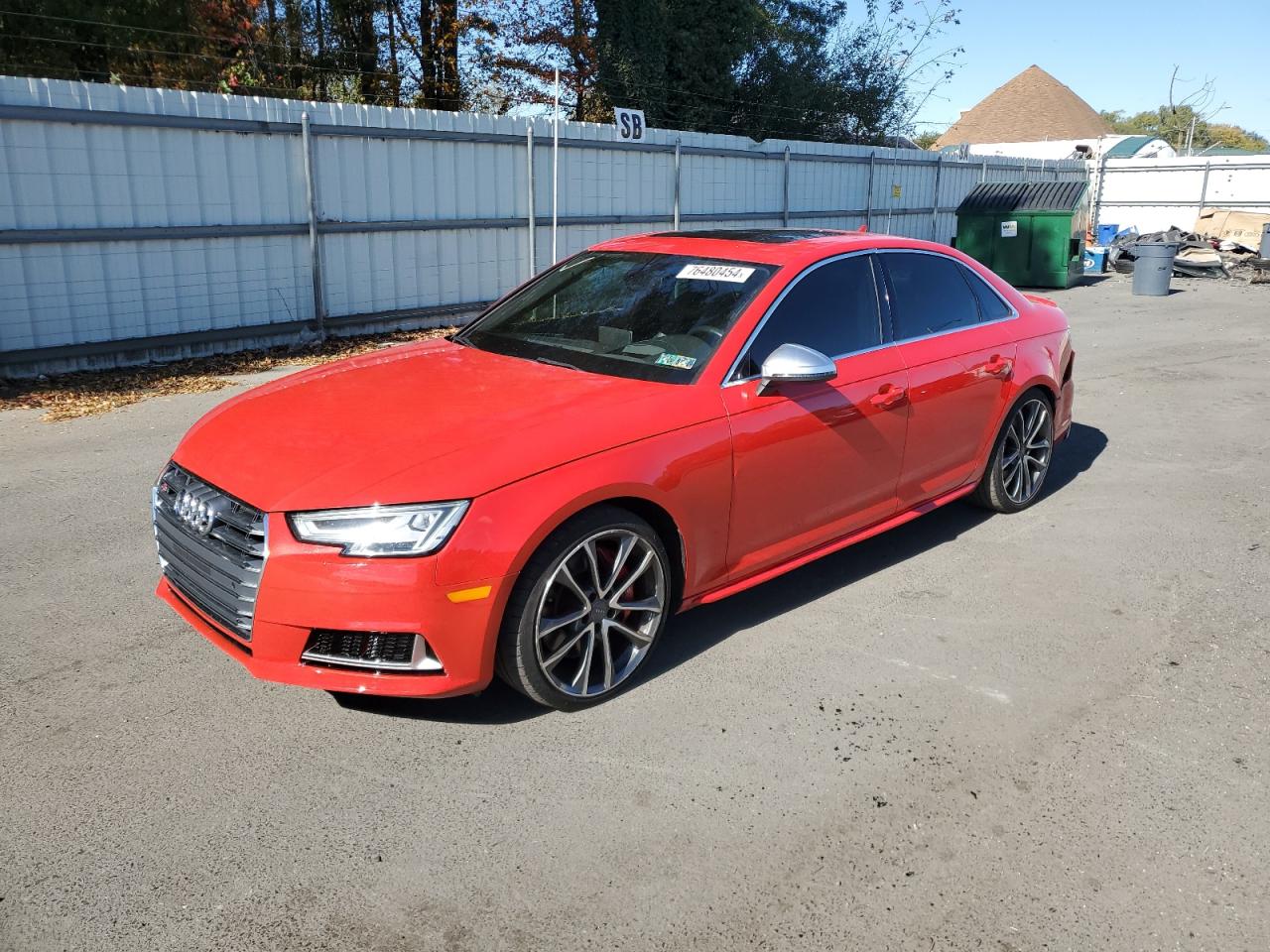 WAUC4AF44JA002599 2018 Audi S4 Prestige