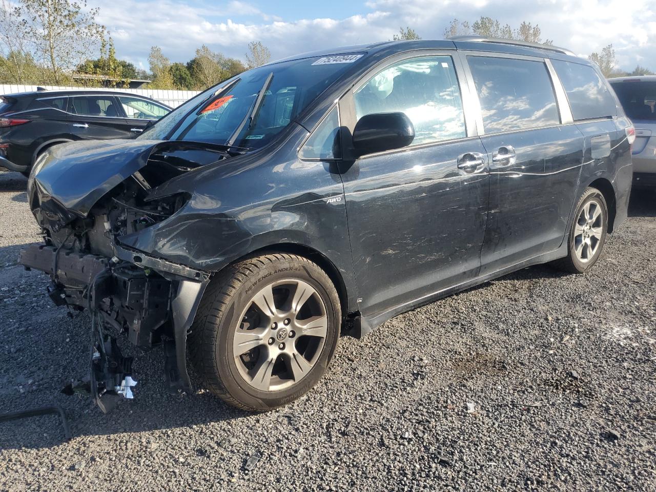 2019 Toyota Sienna Se de vânzare în Assonet, MA - Front End