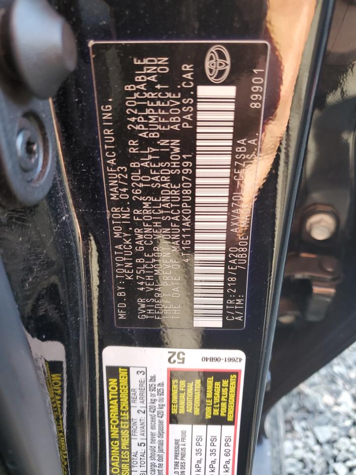 4T1G11AK0PU807991 2023 TOYOTA CAMRY - Image 13