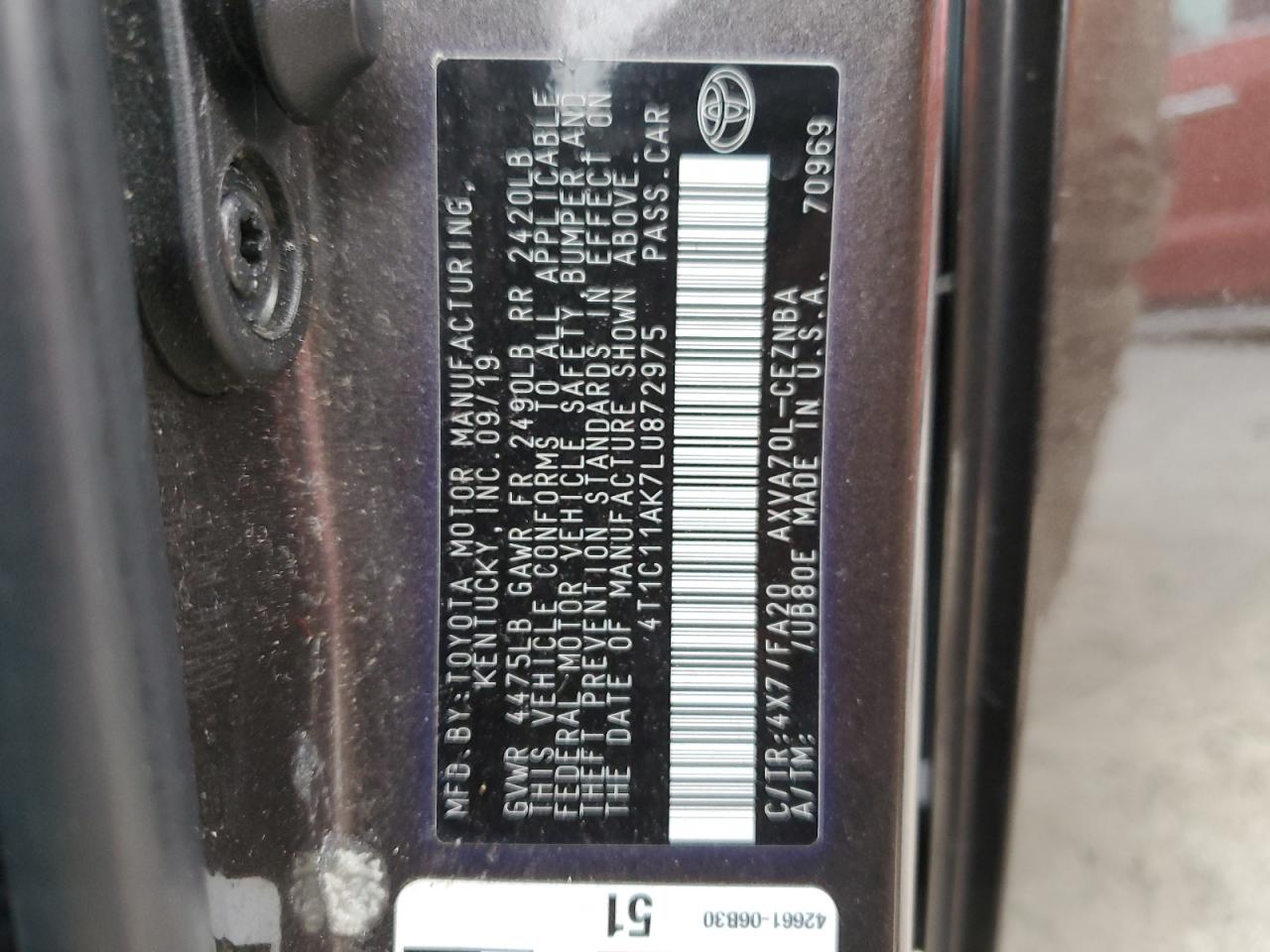 2020 Toyota Camry - Image 13