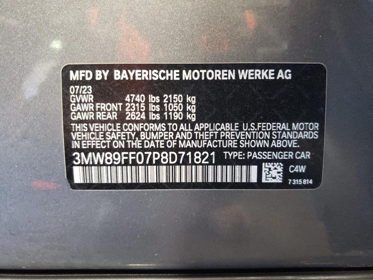 3MW89FF07P8D71821 2023 BMW 330Xi