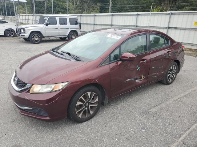  HONDA CIVIC 2015 Бургунди