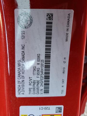 2024 HONDA CIVIC SPORT  