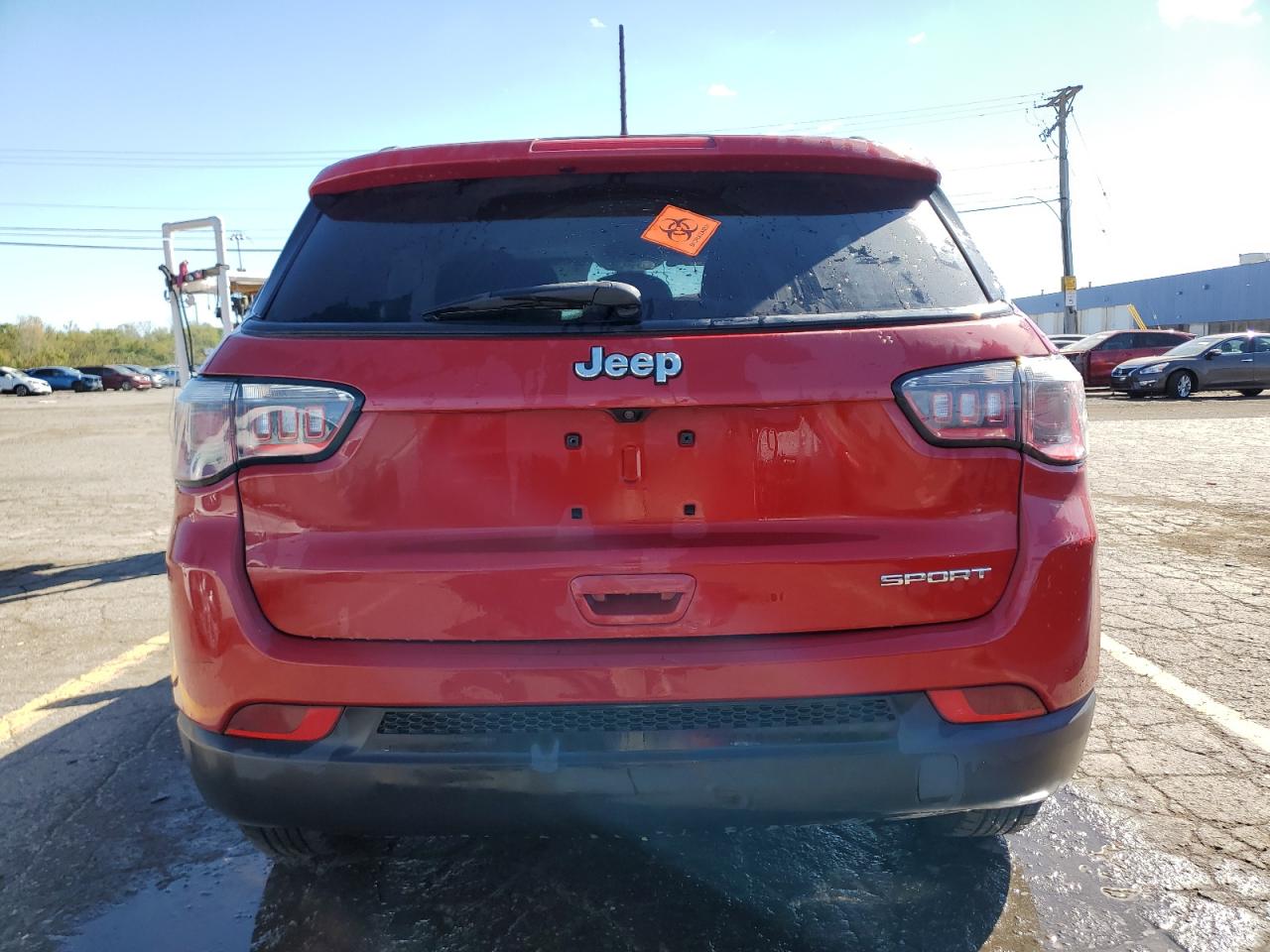 2017 Jeep Compass Sport VIN: 3C4NJCAB2HT658261 Lot: 75200444