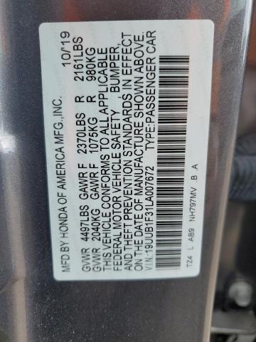 19UUB1F31LA007672 Acura TLX  13