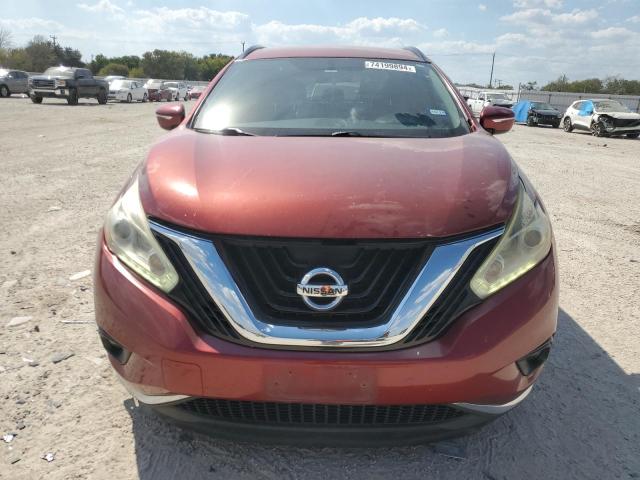  NISSAN MURANO 2015 Red