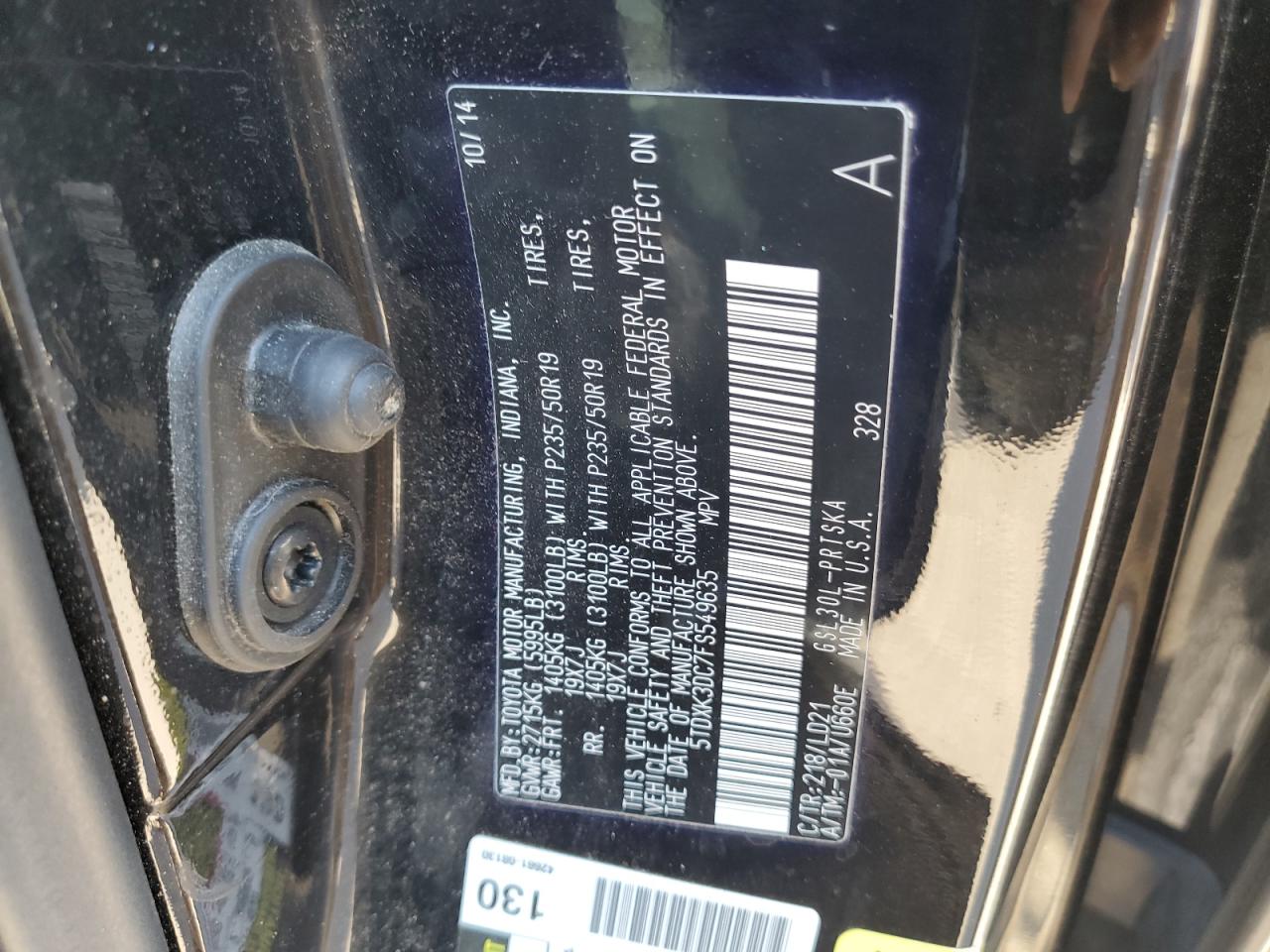 2015 Toyota Sienna - Image 13
