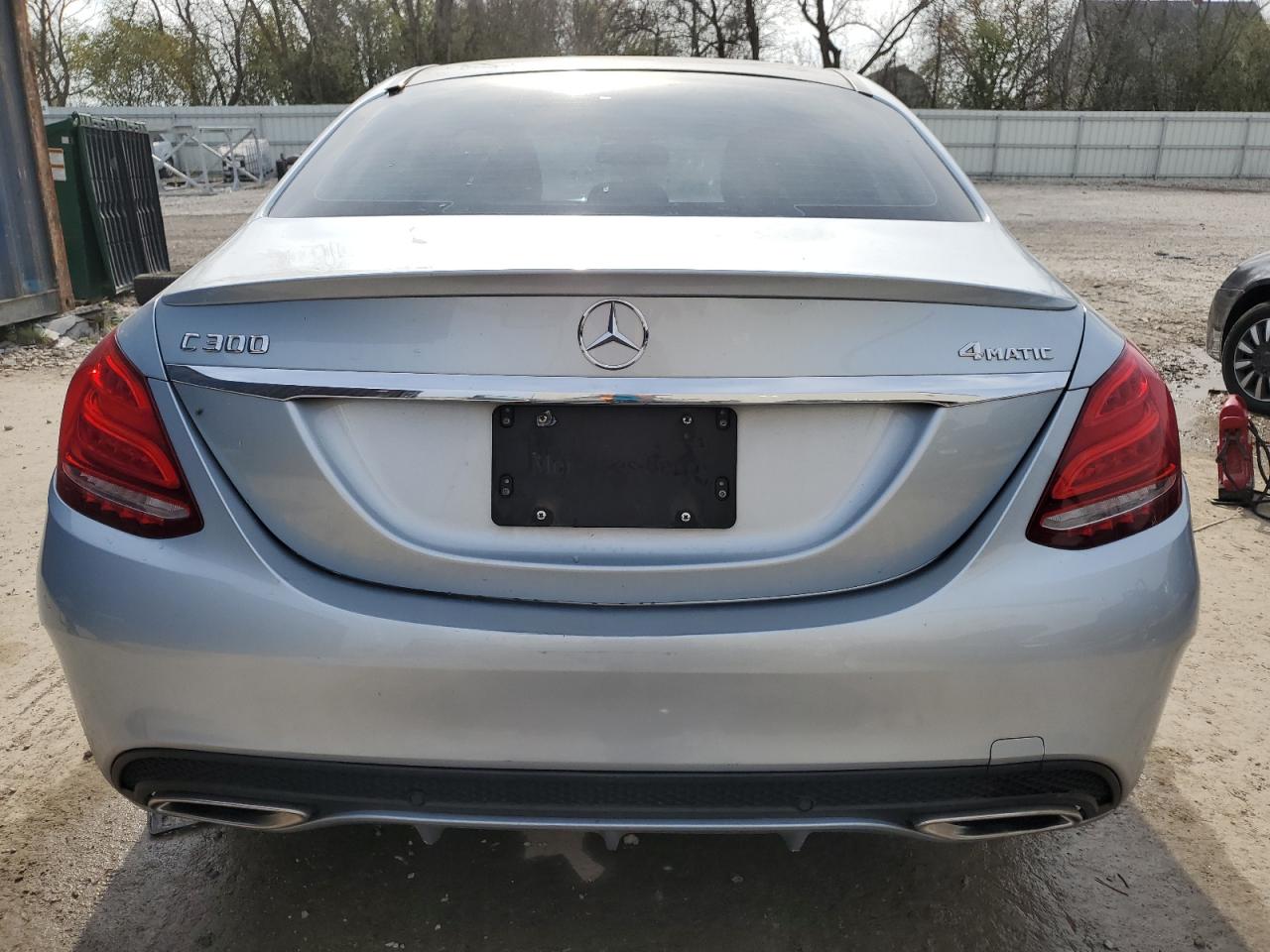 2015 Mercedes-Benz C 300 4Matic VIN: 55SWF4KB9FU081278 Lot: 77878914