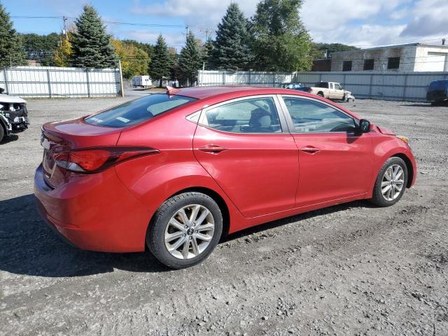  HYUNDAI ELANTRA 2015 Czerwony