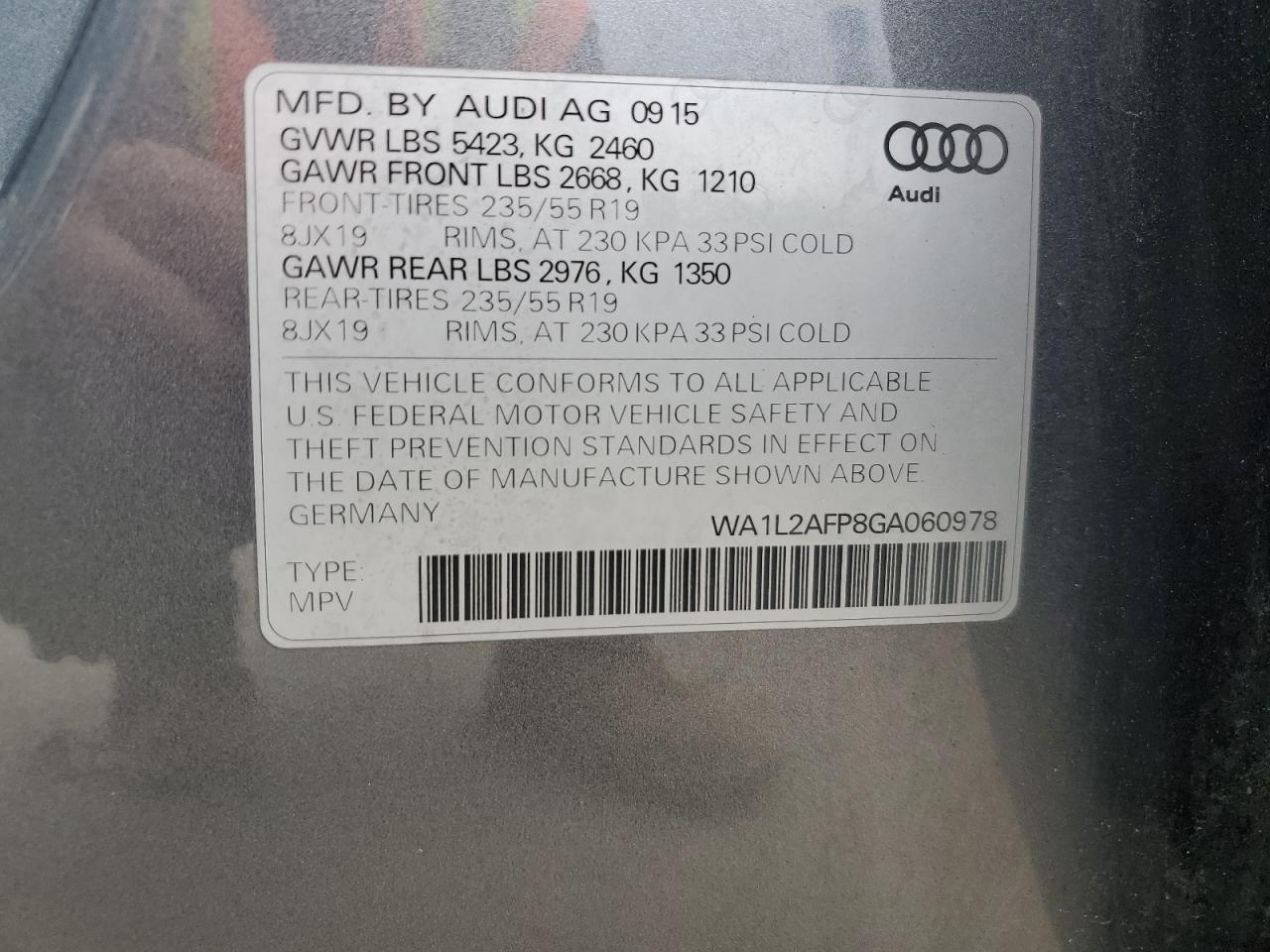 WA1L2AFP8GA060978 2016 Audi Q5 Premium Plus