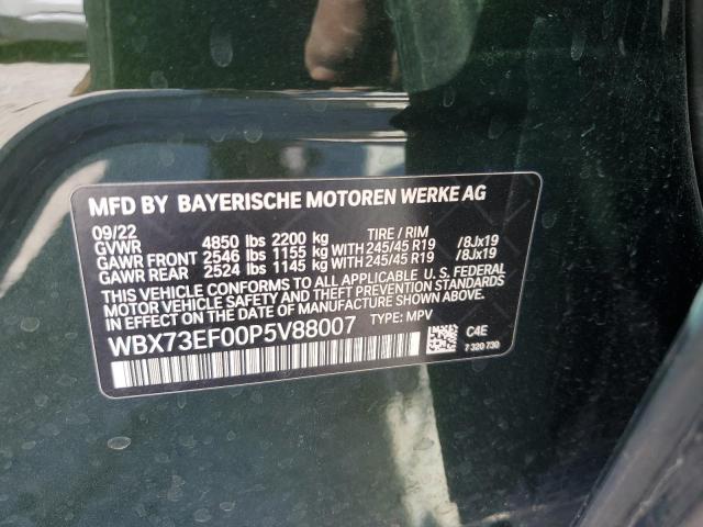 WBX73EF00P5V88007 BMW X1 XDRIVE2 13