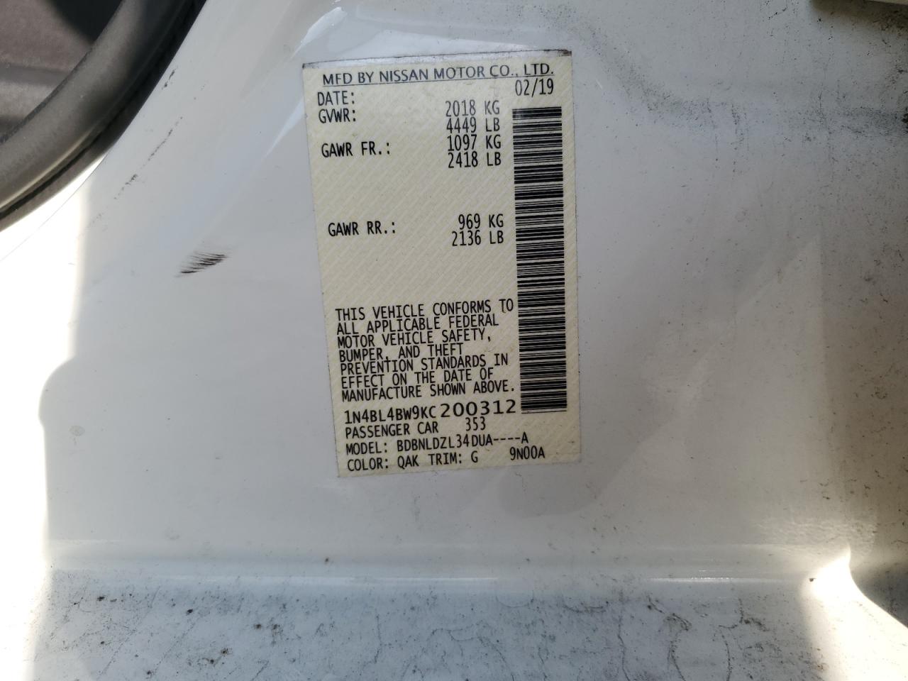 2019 Nissan Altima - Image 12