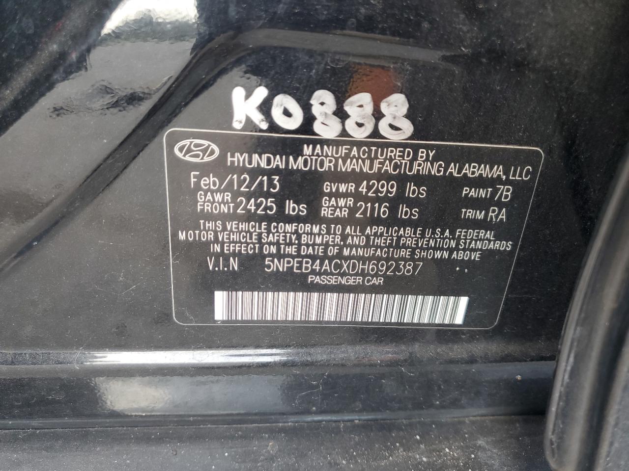 2013 Hyundai Sonata - Image 15