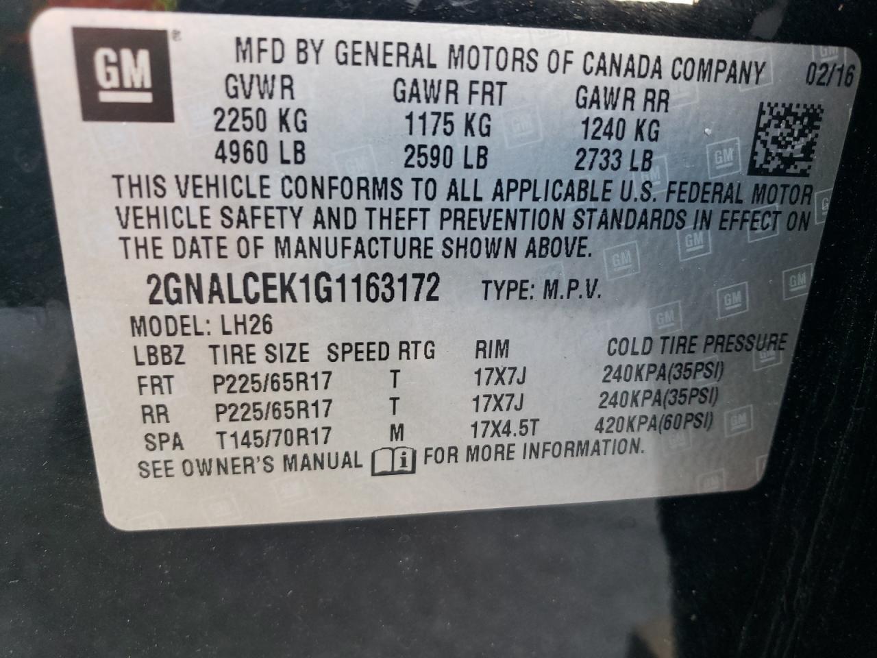 2016 Chevrolet Equinox - Image 15