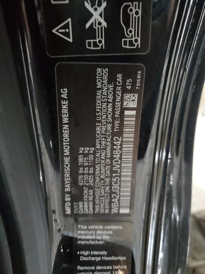 WBA2J3C51JVD48442 2018 BMW 230Xi