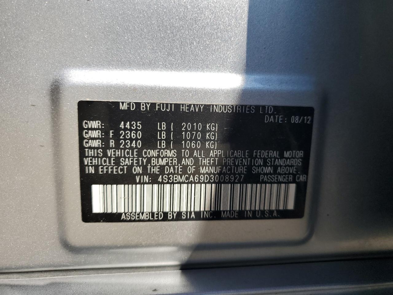 2013 Subaru Legacy - Image 12