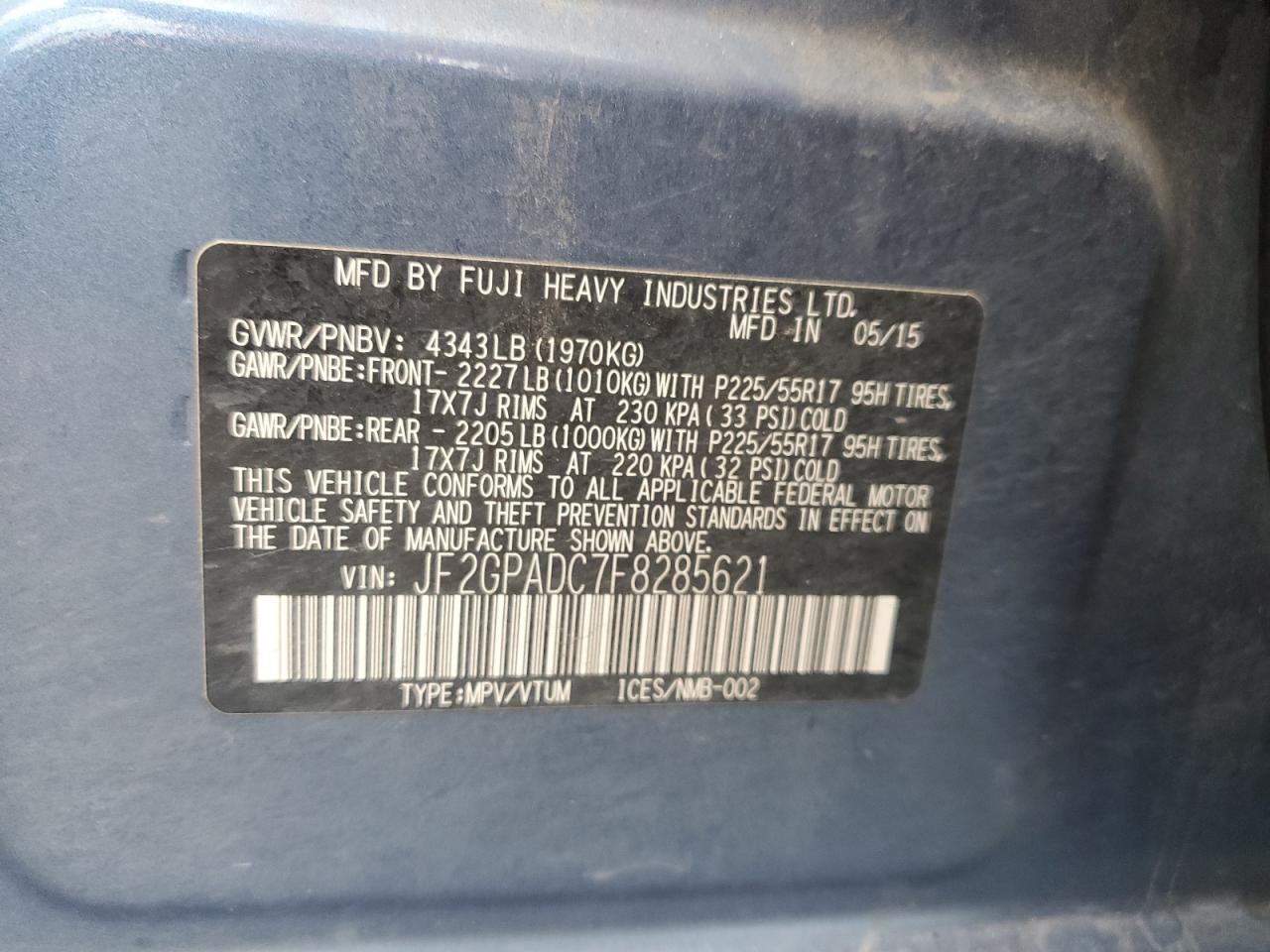 2015 Subaru XV - Image 12