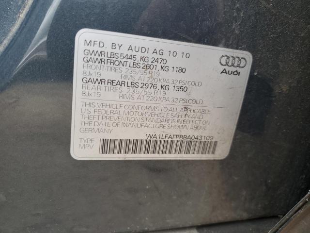 2011 AUDI Q5 PREMIUM PLUS