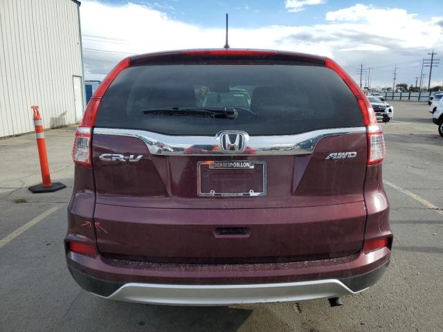  HONDA CRV 2016 Бургунди