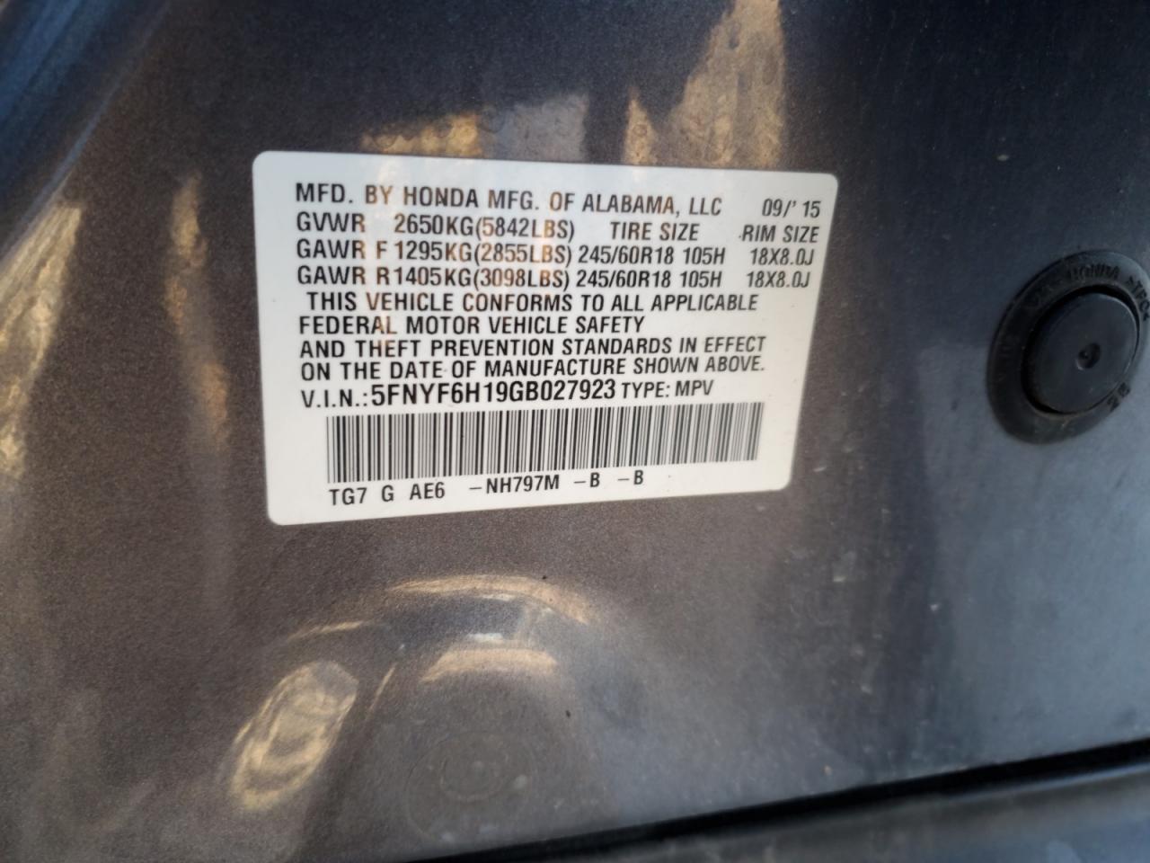 2016 Honda Pilot - Image 13
