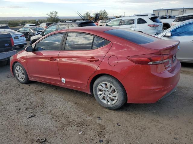  HYUNDAI ELANTRA 2018 Червоний