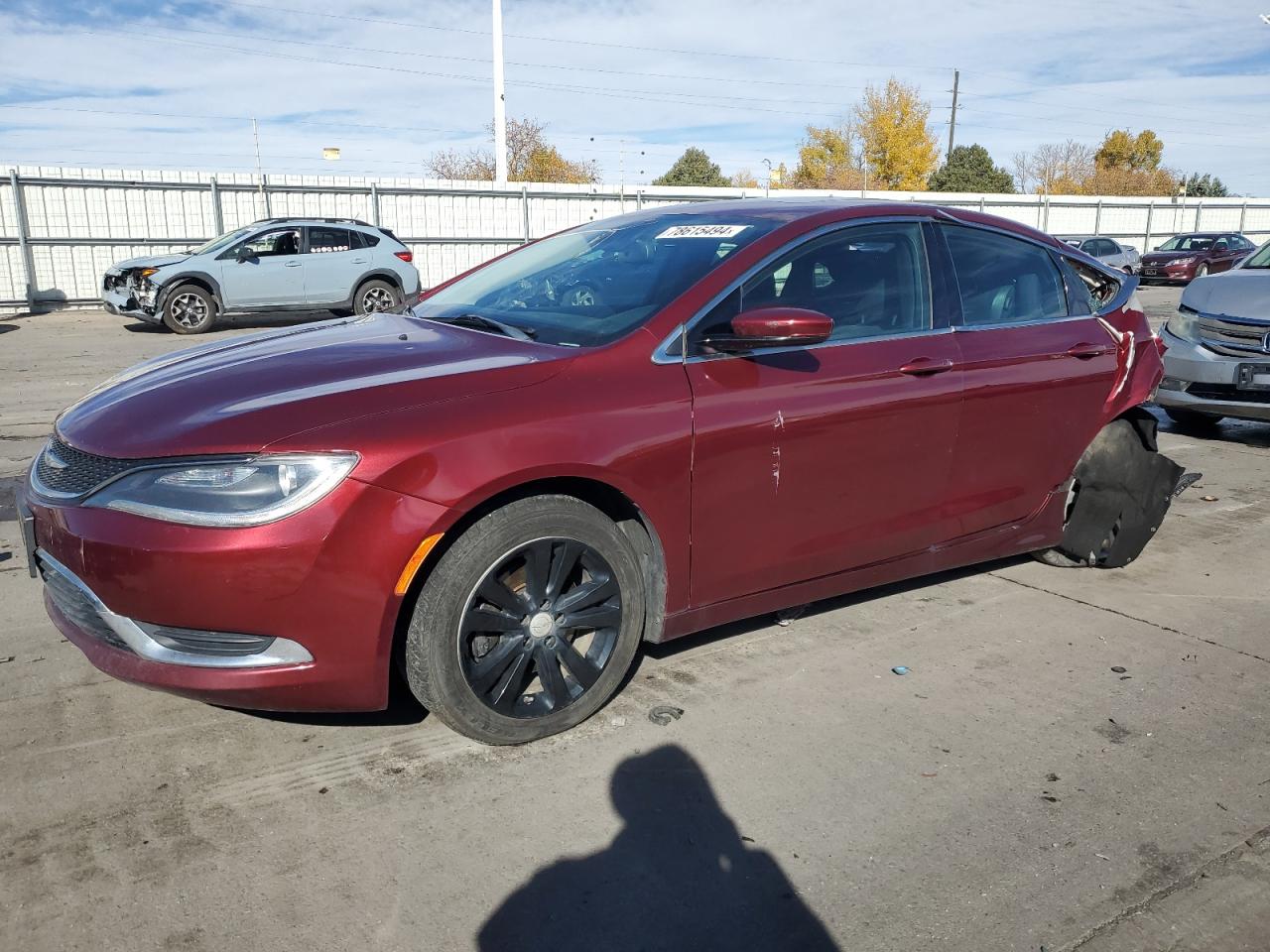 VIN 1C3CCCAB0FN657614 2015 CHRYSLER 200 no.1