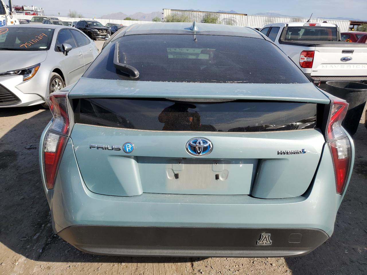 VIN JTDKARFU6G3021657 2016 TOYOTA PRIUS no.6