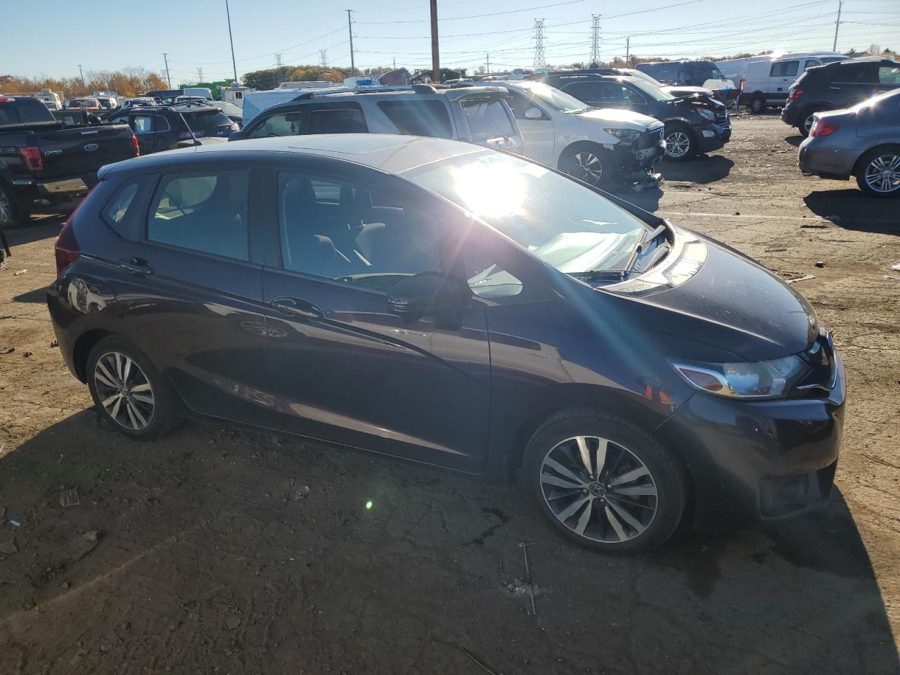 2017 Honda Fit Ex VIN: JHMGK5H79HS011181 Lot: 77738244