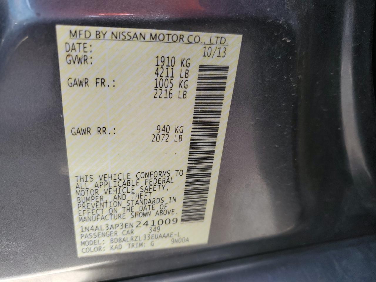 2014 Nissan Altima - Image 13