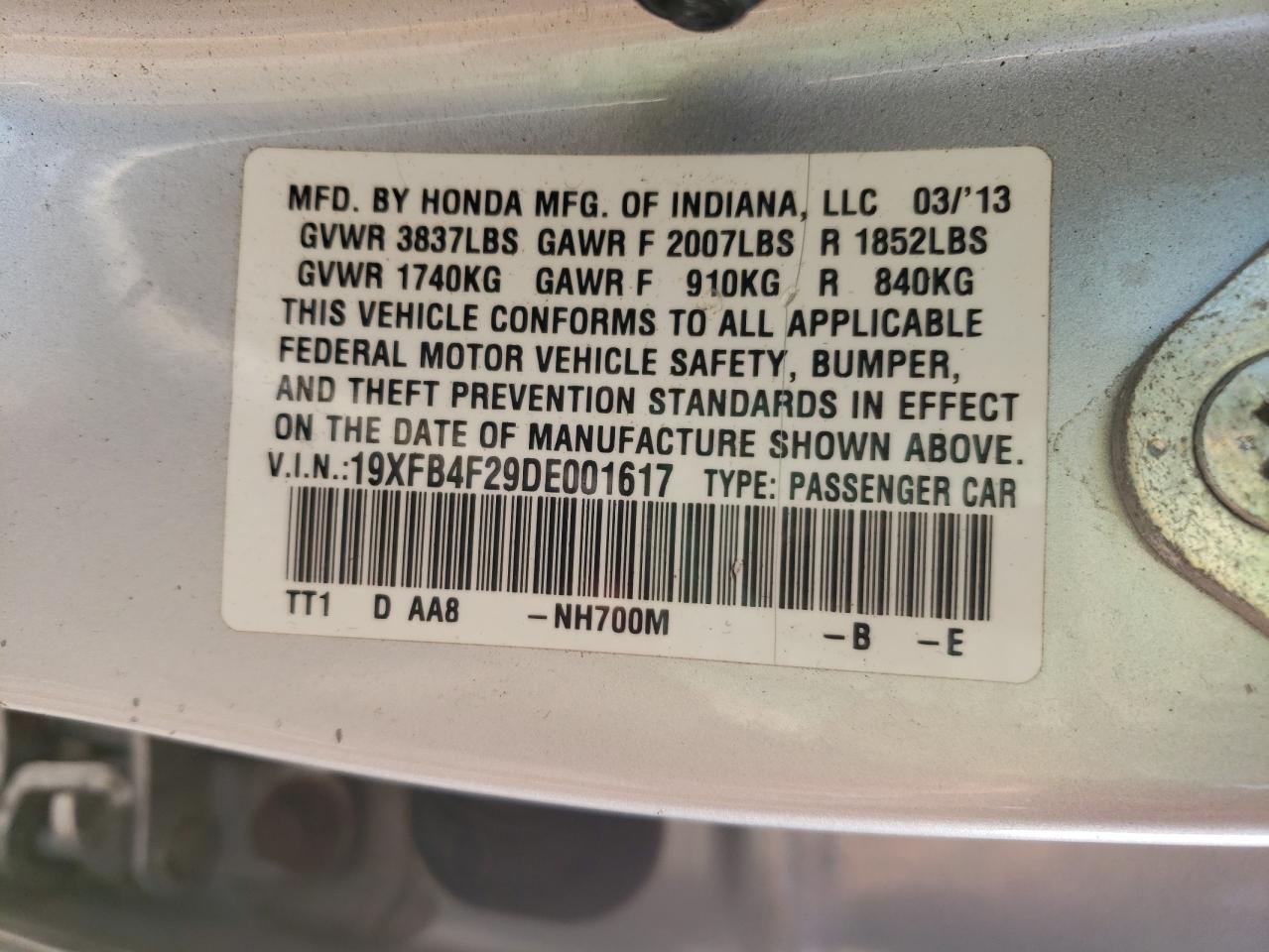 2013 Honda Civic - Image 12