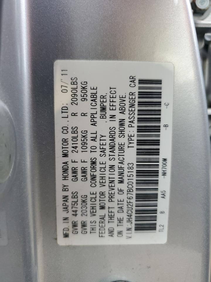 JH4CU2F67BC015183 2011 Acura Tsx