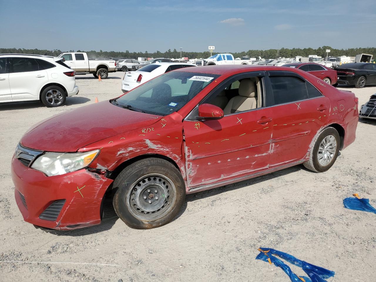 2014 Toyota Camry L VIN: 4T4BF1FK5ER360100 Lot: 76692594