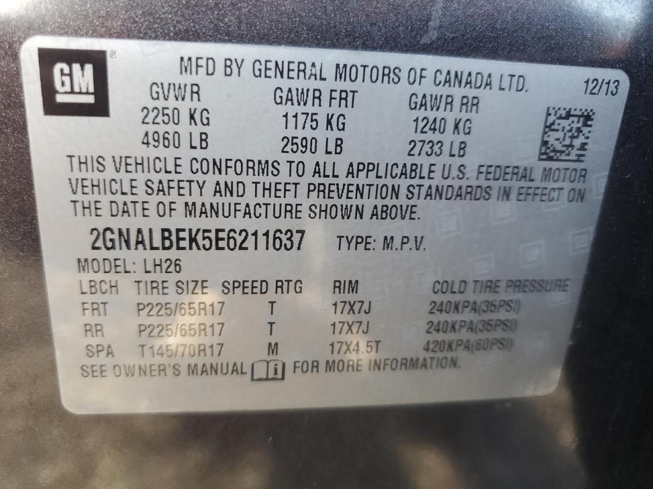 2014 Chevrolet Equinox - Image 14