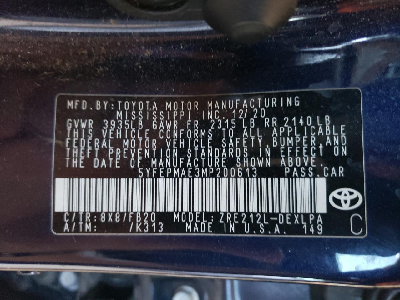 2021 Toyota Corolla - Image 12