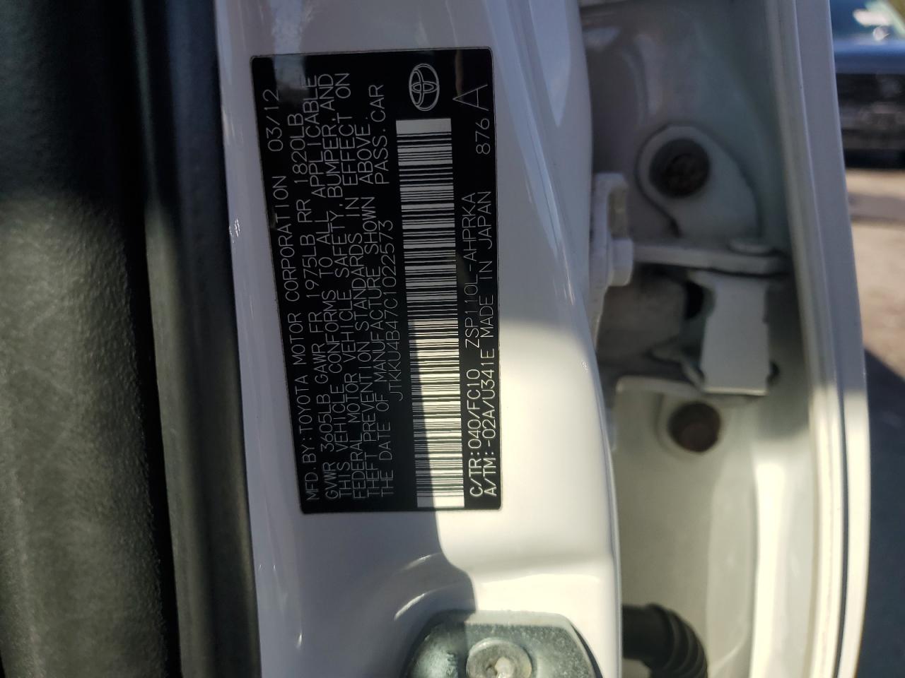 JTKKU4B47C1022573 2012 Toyota Scion Xd