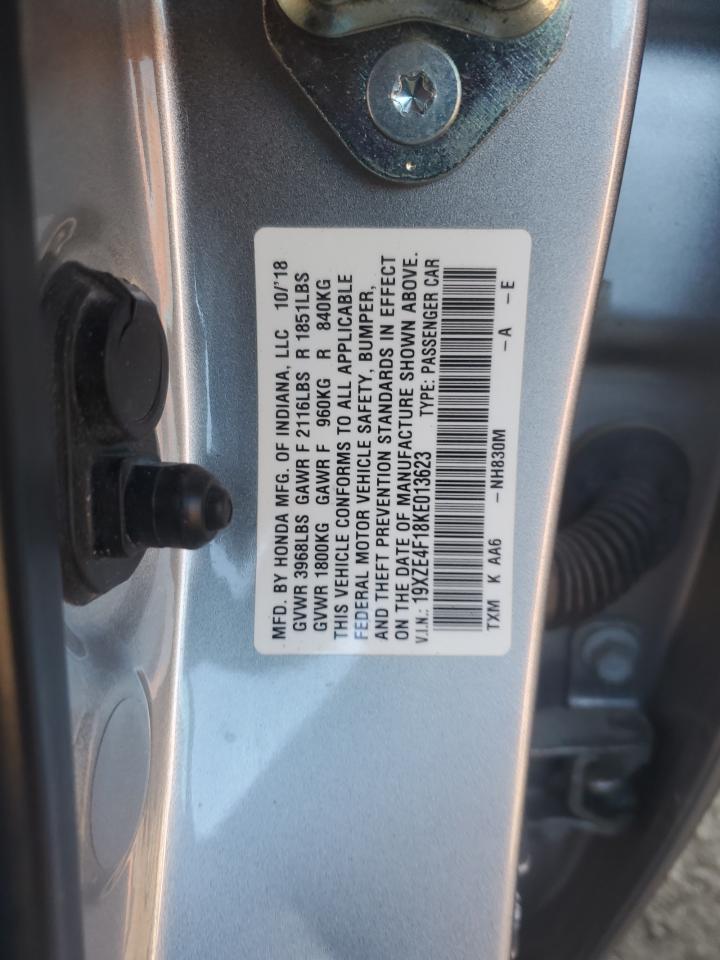 19XZE4F18KE013623 2019 Honda Insight Lx