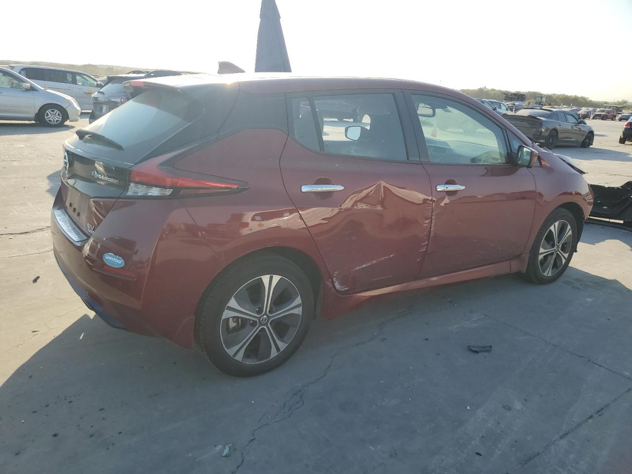 2022 Nissan Leaf Sv Plus VIN: 1N4BZ1CV0NC550614 Lot: 75555454