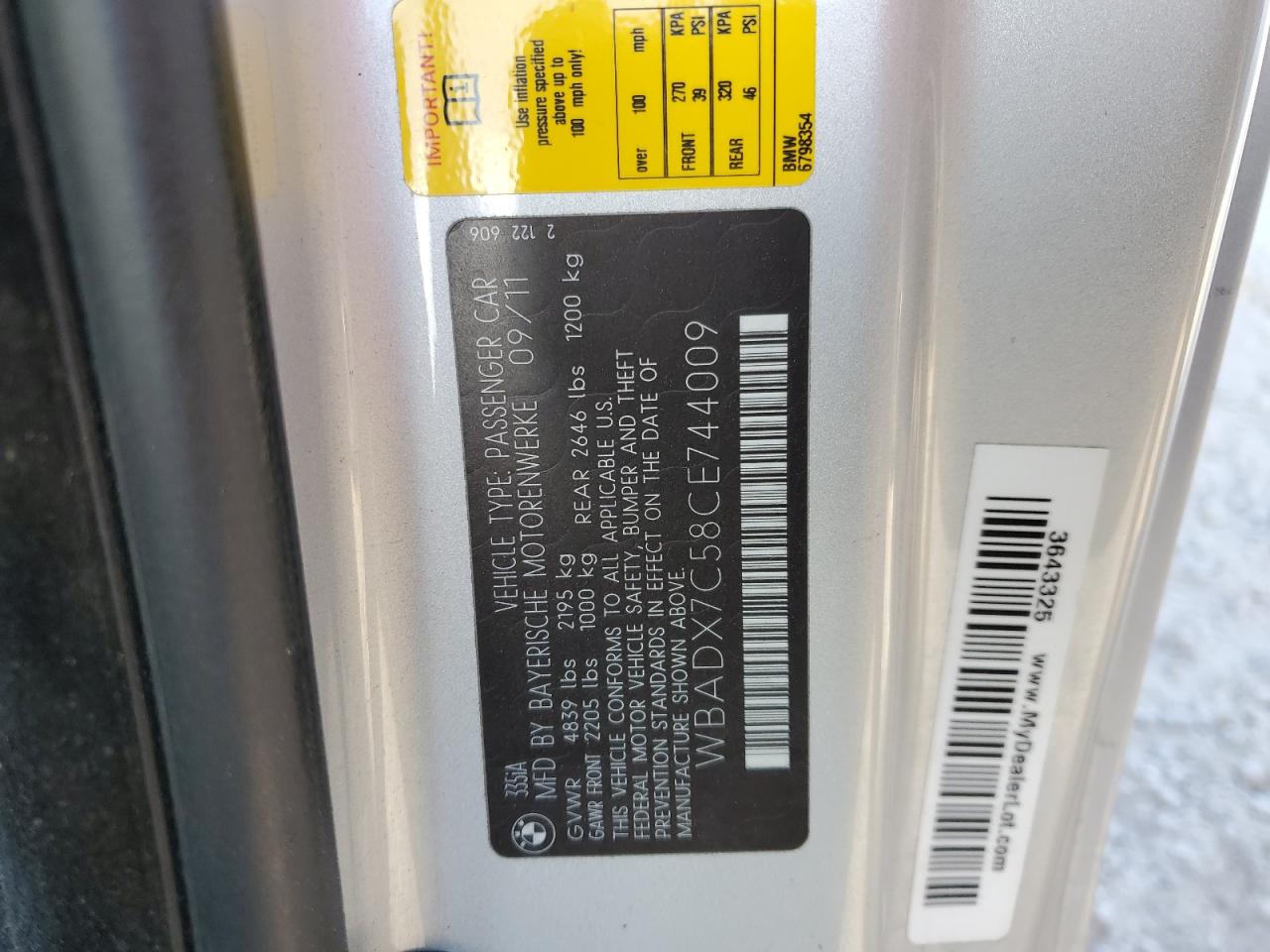 2012 BMW 3er - Image 12