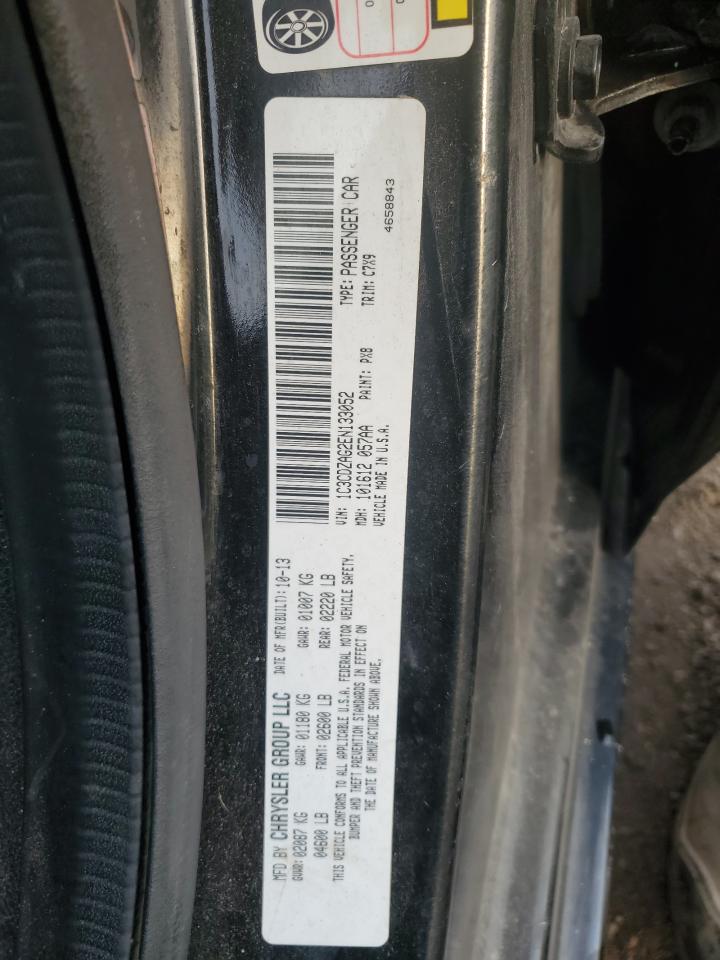 2014 Dodge Avenger Se VIN: 1C3CDZAG2EN133052 Lot: 77150724