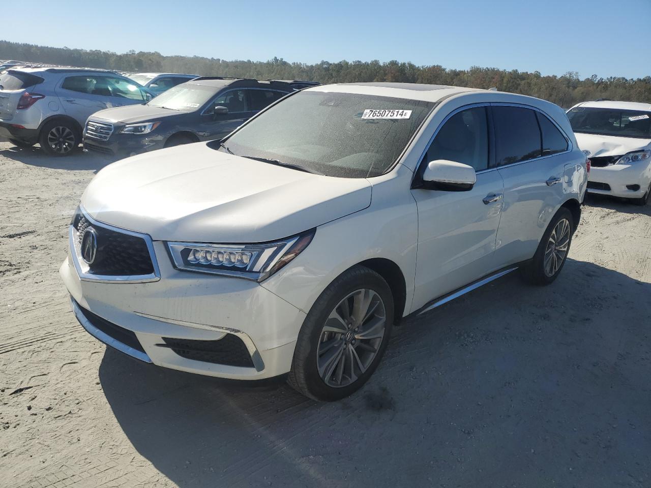 VIN 5FRYD4H50HB009047 2017 ACURA MDX no.1