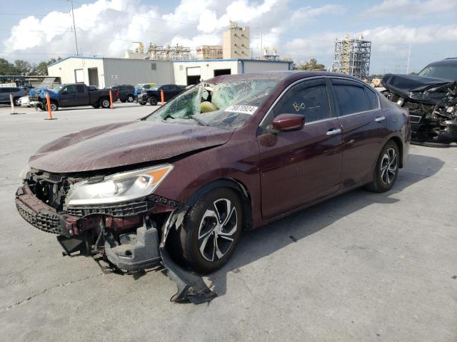 2017 Honda Accord Lx продається в New Orleans, LA - Front End