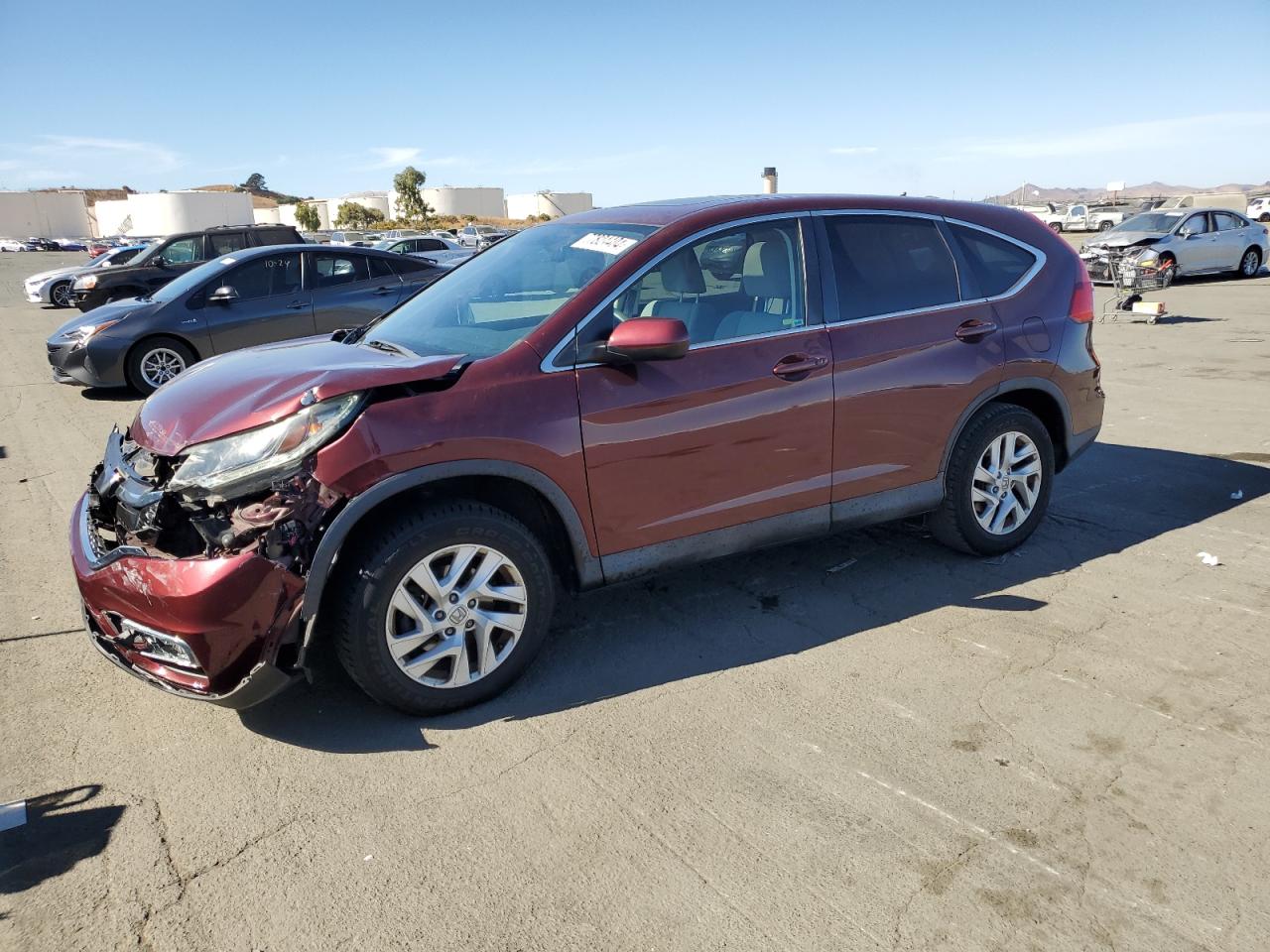 2015 Honda Cr-V Ex VIN: 2HKRM3H50FH548640 Lot: 77824404