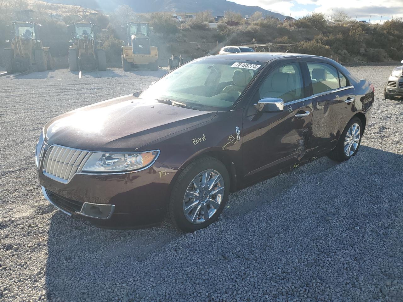 2012 Lincoln Mkz for Sale in Reno, NV - Side