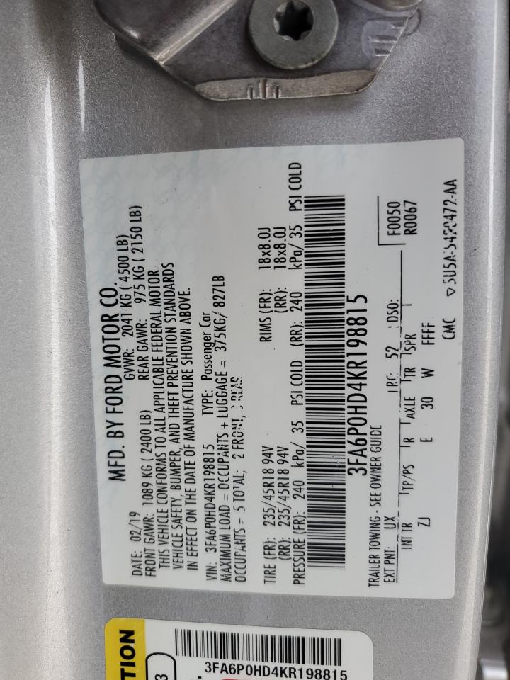 2019 Ford Fusion - Image 13